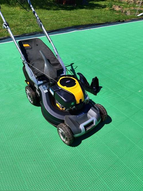 Grasmachine, Tuin en Terras, Grasmaaiers, Gebruikt, Benzine-grasmaaier, 50 cm of meer, Mulchfunctie, Opvangbak, Ophalen