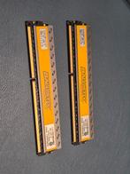 Ballistix RAM-geheugen 2x 4GB, Computers en Software, RAM geheugen, Ophalen, DDR3, Zo goed als nieuw, Desktop