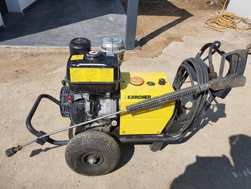 Kärcher HD 1050 B hogedrukreiniger met accessoires prof,Zwar, Tuin en Terras, Hogedrukreinigers, Zo goed als nieuw, Benzine, Met regelbare waterdruk