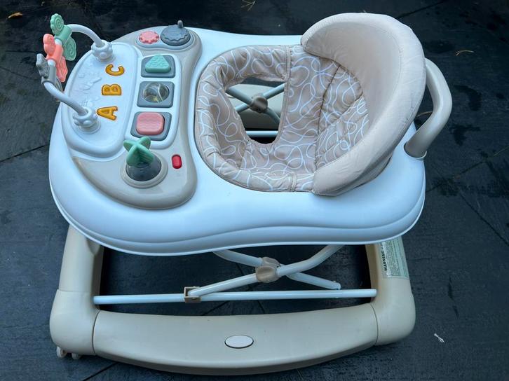 Babywalker/loopstoel, Kinderen en Baby's, Wipstoeltjes, Zo goed als nieuw, Verstelbaar, Ophalen