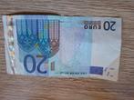 ticket van €20 vanaf 2002, Postzegels en Munten, Bankbiljetten | Europa | Eurobiljetten, Verzenden, Los biljet