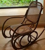 Art Nouveau schommelstoel, Gebruikt, Hout, Ophalen