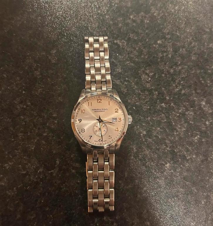 Hamiltont Jazzmaster Maestro small second automatic, Handtassen en Accessoires, Horloges | Dames, Zo goed als nieuw, Ophalen