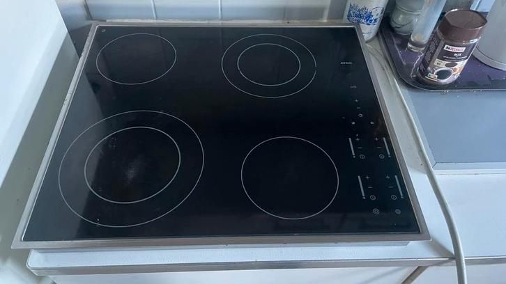 ATAG keramische kookplaat, Elektronische apparatuur, Kookplaten, Gebruikt, Inbouw, Elektrisch, 4 kookzones, Ophalen