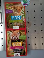 2 tickets Zoo of plankendalen, Tickets en Kaartjes