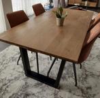 Tafel industriële stijl, Huis en Inrichting, Tafels | Eettafels, Ophalen, Zo goed als nieuw, 150 tot 200 cm, 50 tot 100 cm
