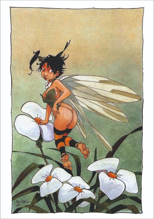 Ex-libris - Peter Pan - Clochette et les fleurs - Loisel, Livres, BD, Enlèvement ou Envoi