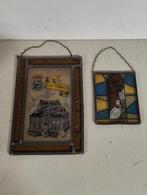 Vintage glasramen stad Torhout, Antiek en Kunst, Antiek | Glaswerk en Kristal, Ophalen of Verzenden