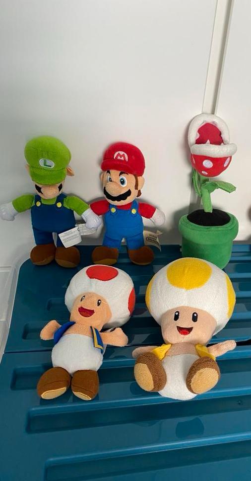 Super mario collectie, Kinderen en Baby's, Speelgoed | Knuffels en Pluche, Zo goed als nieuw, Ophalen of Verzenden