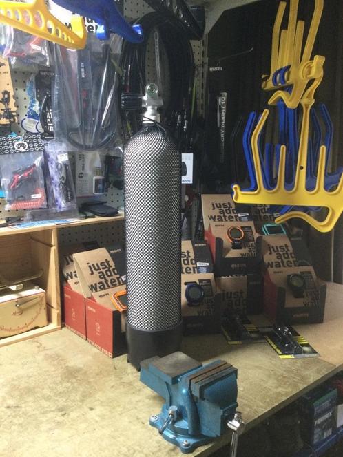 Duikfles 7L staal 230 Bar Monovalve - Ecocheques, Watersport en Boten, Duiken, Zo goed als nieuw, Duikfles, Ophalen