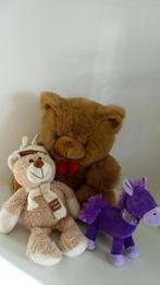 3 knuffeldieren, Ophalen of Verzenden, Nieuw