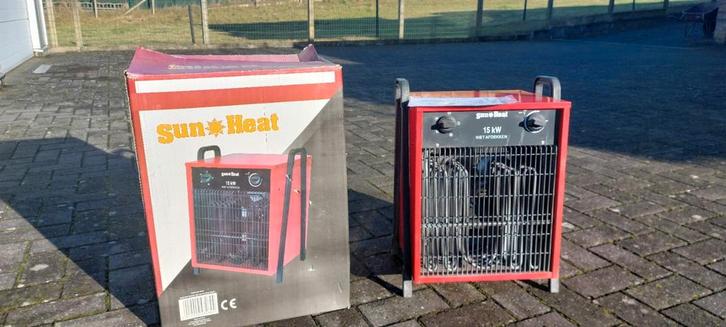 Werkplaats verwarming heteluchtblazer 15Kw, Doe-het-zelf en Bouw, Verwarming en Radiatoren, Zo goed als nieuw, Ophalen