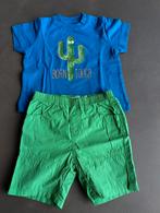 T-shirt en short Petit Filou 6 maand, Kinderen en Baby's, Babykleding | Overige, Ophalen, Zo goed als nieuw, Petit Filou, Jongetje