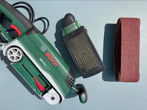 Ponceuse à bande Bosch, Doe-het-zelf en Bouw, Gereedschap | Schuurmachines, Zo goed als nieuw, Bandschuurmachine, 600 tot 1200 watt