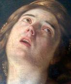 Tableau ancien XVII peinture huile portrait Marie Madeleine., Antiquités & Art, Envoi