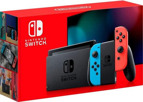 Nintendo Switch Blauw Rood Neon – Slechts €179,99!, Games en Spelcomputers, Spelcomputers | Nintendo Switch, Refurbished, Switch 2019 Upgrade
