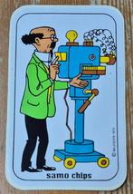 Kuifje sticker Samo Chips 1973 Hergé Tintin, Ophalen of Verzenden, Kuifje, Zo goed als nieuw, Plaatje, Poster of Sticker