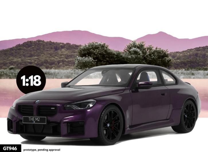 BMW M2 GT Spirit 1/18 PROMO, Hobby en Vrije tijd, Modelauto's | 1:18, Nieuw, Auto, Overige merken, Ophalen of Verzenden