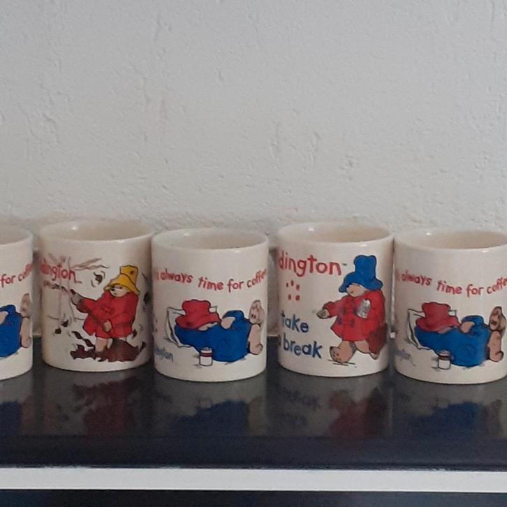 Beertje Paddington mokken van Douwe Egberts, Huis en Inrichting, Keuken | Servies, Zo goed als nieuw, Ophalen of Verzenden