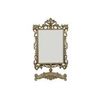 Barok Kapspiegel Rechthoekig Kantelbaar Elegant Make up Spie, Minder dan 100 cm, Minder dan 50 cm, Rechthoekig, Ophalen of Verzenden