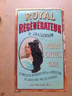 Tôle pub:  ROYAL — plus des cheveux gris (pas émaille ), Enlèvement ou Envoi, Utilisé, Panneau publicitaire