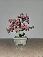 Vintage bonsai boompje in jadeglas, Antiek en Kunst, Antiek | Overige Antiek, Ophalen of Verzenden