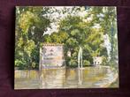 Schilderij op doek, Maastricht, gesigneerd Marcel Persoon, Ophalen