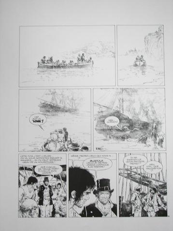 Reproducties stripplaten / reproductions planche BD W. Vance beschikbaar voor biedingen