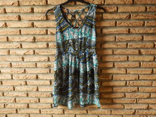 (105)- robe femme t.XS noire bleu - molly bracken -, Kleding | Dames, Jurken, Zo goed als nieuw, Maat 34 (XS) of kleiner, Blauw