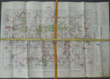 MONS - Deutsche Heereskarte Numéro 2 - Stand 1907. Feuille, Enlèvement ou Envoi