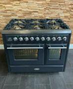 🔥Poêle de Luxe Boretti Majestic 100 cm Inox anthracite 6 fe, Comme neuf, 5 zones de cuisson ou plus, Classe énergétique A ou plus économe