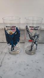 frisdrankglazen Batman en Robin €2 samen, Verzamelen, Glas en Drinkglazen, Ophalen of Verzenden, Zo goed als nieuw