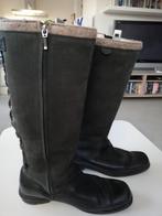 Ugg grijsblauwe lange nubuck/lederen laarzen maat 41, Comme neuf, Enlèvement ou Envoi