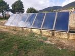 solar panelen + pompgroep en warmtewisselaar voor zwembad, Jardin & Terrasse, Accessoires de piscine, Chauffage, Enlèvement, Utilisé