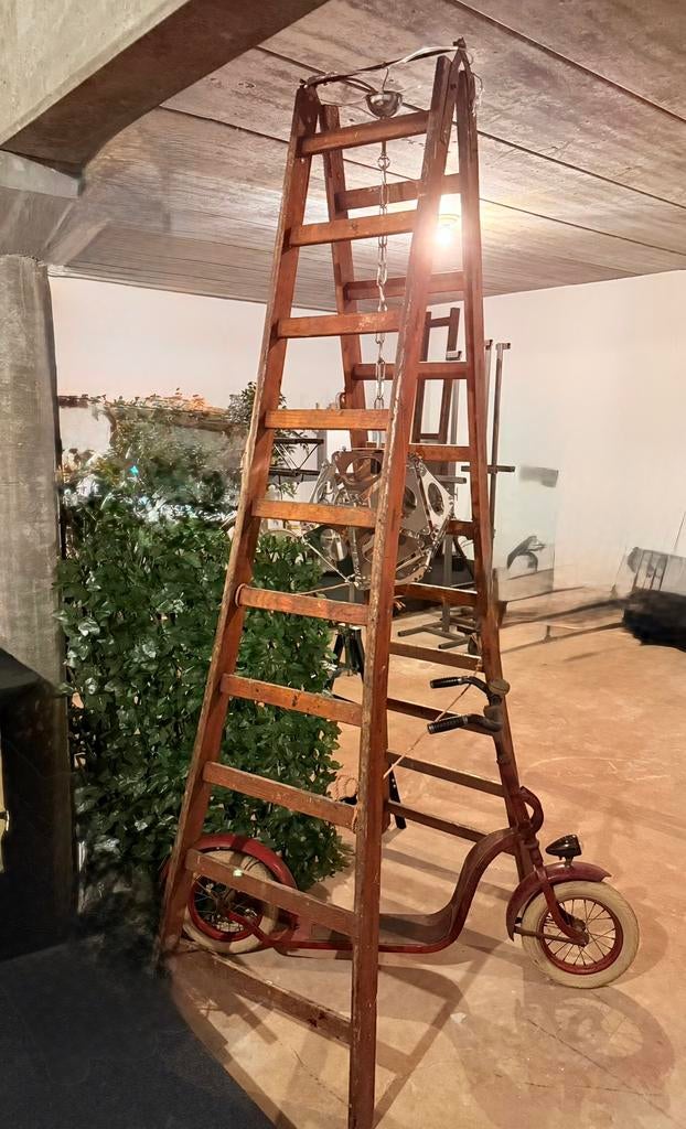 Antieke Houten Dubbele Lader (1930 - 1950), Antiek en Kunst, Antiek | Overige Antiek, Ophalen