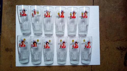 lot de 12 verres BIERE JUPILER USA 94 football diable rouge, Collections, Articles de Sport & Football, Comme neuf, Autres types