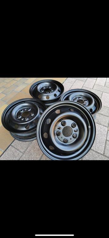 Fiat ducato staalvelgen zwart met naafkap 5x118, Auto-onderdelen, Ophalen of Verzenden, Nieuw, 16 inch, Velg(en)