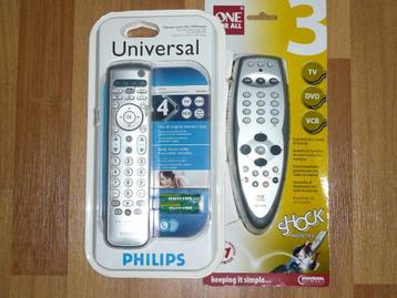 Lot de 2 Télécommandes universelles 100% Neuf beschikbaar voor biedingen