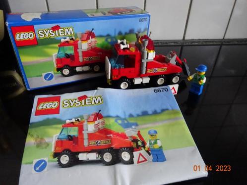 lego 6670, Town Vehicles Rescue Rig *VINTAGE* Uitgave 1993, Kinderen en Baby's, Speelgoed | Duplo en Lego, Lego, Ophalen of Verzenden