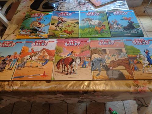 Strips Triple Galop (franstalig) - 9 stuks, Boeken, Stripverhalen, Zo goed als nieuw, Meerdere stripboeken, Ophalen of Verzenden