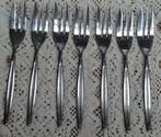 7 Vintage gebaksvorkjes, Esmeyer 18/10, Huis en Inrichting, Keuken | Bestek, Gebruikt, Ophalen of Verzenden, Los bestek, Inox of Chroom