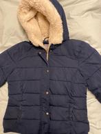 Mooie donkerblauwe winterjas 158, Kinderen en Baby's, Kinderkleding | Maat 158, Gebruikt, Meisje, JBC, Ophalen of Verzenden