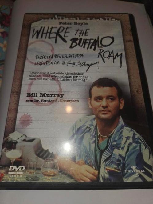 Where the buffalo roam, Bill Murray, Cd's en Dvd's, Dvd's | Klassiekers, Zo goed als nieuw, Ophalen of Verzenden