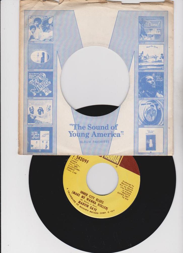Marvin Gaye – Inner City Blues (Make Me Wanna Holler) 1971, CD & DVD, Vinyles Singles, Comme neuf, Single, R&B et Soul, 7 pouces