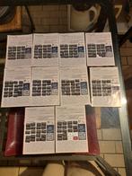 9 cartes d'épargne complètes 16 timbres Table Talk Delhaize, Enlèvement ou Envoi