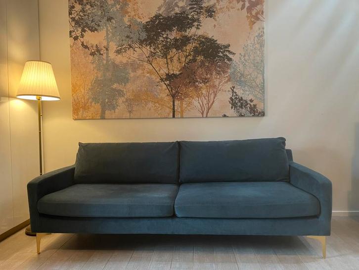 4-zit zetel Sofacompany, Huis en Inrichting, Zetels | Zetels, Zo goed als nieuw, Rechte bank, Vierpersoons of meer, 200 tot 250 cm
