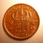 BELGISCHE munt - 20 cts - 1959 (brons), Brons, Losse munt, Verzenden