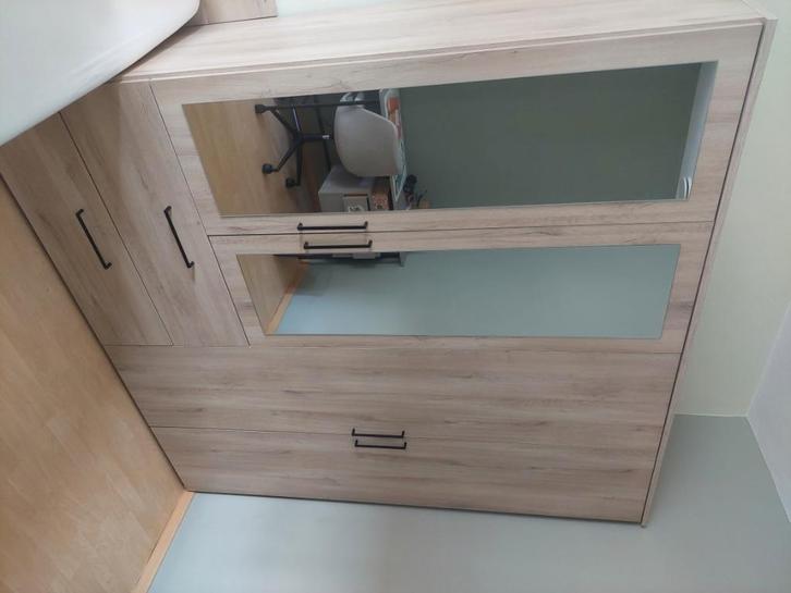 KLEERKAST, Huis en Inrichting, Kasten | Kleerkasten, Zo goed als nieuw, 150 tot 200 cm, 150 tot 200 cm, 50 tot 75 cm, Met lade(s)