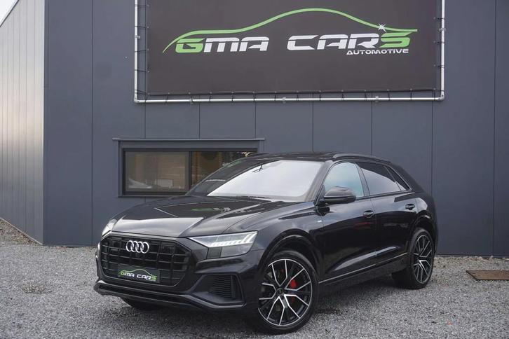 Audi Q8 50 TDI quattro S Line-Keyls-Nav-360c-Pano-Garantie, Auto's, Audi, Bedrijf, Te koop, Q8, ABS, Achteruitrijcamera, Airbags