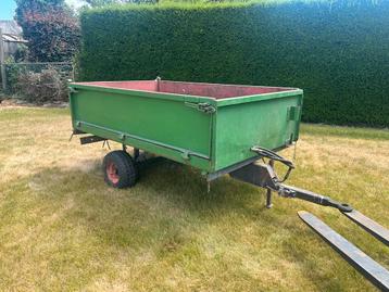 Kip-kar hydrauliek voor achter minitractor of andere trekker beschikbaar voor biedingen